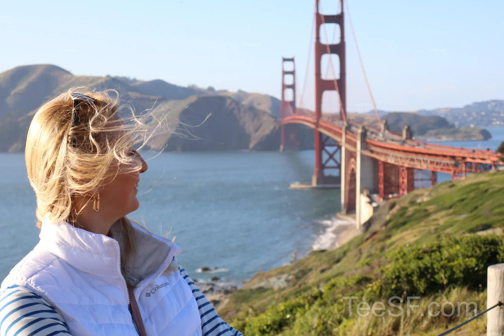 golden Gate Bridge Overlook Portrait during a Stripe Sessions 2026 visit in San Francisco.